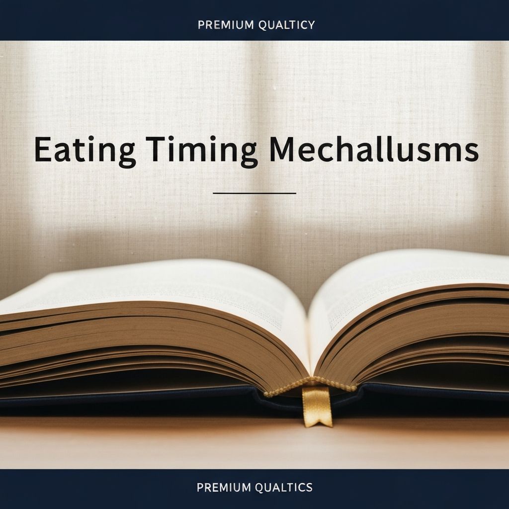 Scientific articles on eating timing